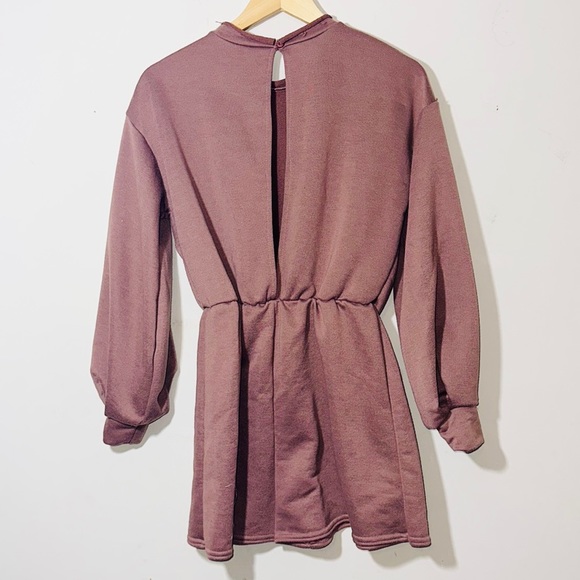 ASOS Design Washed Loop Back SweatJogger Romper - Picture 7 of 7